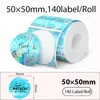 Papel para Impresión de Etiquetas Autoadhesivas Láser Transfronterizo Jingchen B3S/Detong P1/Yakolai M110 Papel Térmico Impermeable