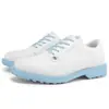 Novos Sapatos de Golfe Profissionais com Solado de Travas Sapatos de Couro Sapatos de Treino ao Ar Livre Sapatos Esportivos Resistentes ao Desgaste Antiderrapantes