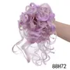 Peruca de comércio exterior peruca europeia e americana anel de peruca moda cabeça de bola de cabelo barba longa trança rabo de cavalo artefato de cabelo