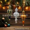 Decoraciones Navideñas Transfronterizas, Adornos Colgantes Irregulares con Forma de Cono Pintados de Plástico, Decoraciones para Árbol de Navidad, Suministros para Decoración de Escenas Festivas