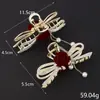 Pinza para el Cabello Retro con Flor Tridimensional Estilo Chino, Pasador Tradicional para Peinados Recogidos, Accesorio Versátil para el Cabello para Hanfu y Uso Diario