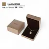 Precio Especial por Tiempo Limitado Joyero en Stock con Colgante de Logo Caja para Anillo Pulsera Empaque de Joyería con Forma Especial Acolchado