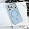 Funda de teléfono translúcida helada ultrafina adecuada para iPhone 18 Pro Max, funda protectora rígida de PC magnética Apple 17 anti-caídas