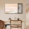 Cuadro de medidor con paisaje marino y viento color crema, cuadro decorativo, cuadro de distribución para restaurante, cuadro de interruptores, cuadro de corriente débil, cubierta decorativa, cuadro colgante