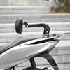 Adequado para Honda pcx160 encosto dobrável motorista passageiro liga de alumínio cadeira telescópica scooter almofada lombar modificação