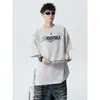 Camiseta de Manga Curta Unisex Peso Pesado Estilo Novo Verão 2026 Bordado 3D Solta Sorona Toque Gelado com Acabamento de Alta Qualidade