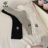 Calcetines Ji Four Elephant para Mujer Verano Delgados de Dibujos Animados Mickey Mouse Bordados Calcetines Medios Algodón Peinado Estilo Miu Calcetines Apilados para Mujer