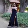 Fabricante Mayorista de Ropa para Mujer Transfronteriza 2026 Aliexpress Más Vendido Elegante y a la Moda Vestido sin Tirantes de Hombros Caídos sin Mangas