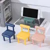 Cadeirinha Fofa Suporte para Celular, Suporte Criativo de Mesa para Celular para Transmissão ao Vivo, Assistir TV e Pessoas Preguiçosas Assistindo Séries