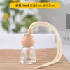 Frasco de Aromaterapia Transparente para Carro Transfronteiriço, Frasco Reutilizável de Vidro Fosco para Óleo Essencial de Fragrância, Frasco Difusor Espesso sem Chama para Carro