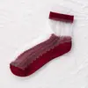 Meias Femininas Finas Novas de Primavera e Verão, Meias Curtas de Seda Cristal, Meias Invisíveis de Seda Cristal para Meninas, Meias Curtas Casuais, Meias Invisíveis para Revenda