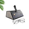 Caja Multifuncional para Guardar Joyas y Gafas, Caja de Regalo con Múltiples Compartimentos para Gafas de Sol, Estuche Hecho a Mano para Gafas de Sol Pequeño con Textura de PU