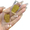Adesivos de Telefone Dourados para Riqueza e Prosperidade, Folhas de Ouro Puro 999, Trazem Boa Sorte, Ímãs de Geladeira com Ouro