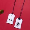 Bolsa de Bendición de la Paz Roja, Bolsa de Chismes de los Cinco Elementos Yin y Yang, Bolsa de Loto, Bolsita de Oración para Colgar en el Cuello, Colgante de Bolsa Vacía