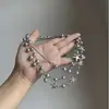 Collar Bohemio de Múltiples Capas con Cuentas para Mujer, Retro, de Alta Gama, Exquisita Cadena para Clavícula, Lujo Ligero, Versátil, Cadena para el Cuello Apilable