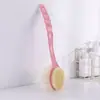 Cepillo de Baño Depurador Rascador de Espalda Cepillo de Mango Largo Cerdas Suaves Cepillo de Ducha de Doble Cara Raspador de Barro Depurador Corporal Rascador de Espalda Artefacto