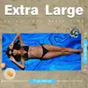 Toalhas de Praia Feitas Sob Medida com Seu Próprio Design, Etiqueta Amazon Temu Shein, Dropshipping Jit, Toalhas de Banho de Microfibra, Toalhas de Praia