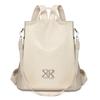 Mochila Antifurto para Mulheres 2025 Nova Moda Moderna Retrô Couro Macio Mochila Leve Grande Capacidade Bolsa de Viagem Escolar