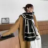 Popular Bufanda de Imitación Cachemir Om para Mujer en Otoño e Invierno Estilo Coreano de Moda Gruesa Versátil Bufanda de Alto Nivel Cálida Chal con Borlas