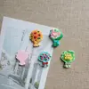 Popular Mini Ramo de Simulación para Niña Accesorios de Resina al por Mayor Pegamento de Crema para DIY Pinzas para el Cabello Fundas para Teléfono Crocs