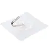 Ventas Directas de Fábrica Ganchos Adhesivos Transparentes Sin Perforaciones Sin Marcas Montados en la Pared de Alta Resistencia Baño Cocina Almacenamiento