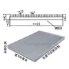 Disipador de Calor de Aluminio de Alta Potencia Ancho 100~119mm Disipador de Calor para Placa Base Disipador de Calor Electrónico