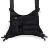 Em Estoque Bolsa Tática de Peito Masculina Transfronteiriça Colete Tático para Exterior Colete para Esportes ao Ar Livre Ciclismo Mochila Multifuncional
