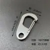 Em Estoque Chaveiro de Aço Inoxidável 304 Fivela de Cintura Masculina Chaveiro de Carro Fivela de Escalada ao Ar Livre Pingente Clipe para Garrafa de Água