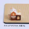Nuevo Helado Estéreo Casa Dibujos Animados Hecho a Mano DIY Accesorios para Joyería Pegamento de Crema Resina Pequeños Accesorios Paquete de Materiales