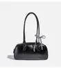 Bolso de Mujer Estilo Coreano Ins Nuevo para Primavera Bolso Almohada con Lazo Diseño de Nicho de Moda Versátil Bolso de Hombro para Debajo del Brazo para Mujeres
