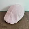 Gorra de béisbol desgastada vintage, unisex, casual y versátil, elegante, gorra de artista que adelgaza el rostro, se puede usar al revés como boina