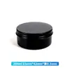 Latas de Aluminio Negras de Múltiples Especificaciones Xinzhan, Latas de Aluminio para Velas, Cera para Autos, Cera para el Cabello, Latas de Aluminio para Empaques Metálicos, Cajas Pequeñas de Aluminio