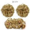 Exportación al por mayor Anillo de Curling Peluca Estilo Banda de Goma Europea y Americana para Aumentar el Volumen del Cabello Fibra Química Bolsita de Cabello Rizado Esponjoso para Mujer