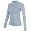 Top Deportivo Cruzado de Pilates para Mujer, Manga Larga, Estilo Otoño e Invierno, Cuello Alto, Cremallera, Adelgazante