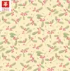 Tela de algodón estampada digitalmente fruta fresa pequeña fresca ropa de niño vestido camisa tela para bolsa en stock al por mayor