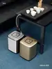 Cubo Comercial de Acero Inoxidable para Residuo de Té con Tubería de Drenaje, Cubo con Filtro Separador de Desechos de Té, Cubo Grande de Agua para Preparar Té en la Sala de Té