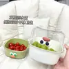 Cesta de drenaje de dopamina de doble capa - Cesta de drenaje de dopamina de doble capa para uso doméstico, bonita cesta de frutas para lavar y escurrir