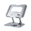 Soporte Metálico para Tableta Etiquetable Transfronterizo, Giratorio, Plegable, Hueco, Disipador de Calor, Soporte para Teléfono para Transmisión en Vivo, Soporte de Escritorio