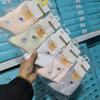 Yungemei Malla Calcetines de Algodón Malla Negocio Tubo Medio Hombres y Mujeres Correr Volumen Puesto de Negocios Venta al por Mayor Primavera y Verano 2025