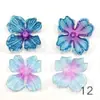 Flores de Hortensia Simuladas con Borde Quemado Piezas Semiacabadas Accesorios de Flores Simuladas Ropa Flor Artificial Decoración para Hogar Zapatos y Sombreros