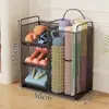 Estante de almacenamiento para el hogar para equipo de fitness, deportes, yoga, almacenamiento duradero, almacenamiento móvil para raquetas y pelotas, estante para huecos