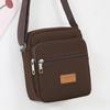 Bolso de lona engrosado para hombre y mujer, bandolera informal de negocios, pequeño, sencillo, para hombro, venta al por mayor
