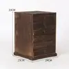 Caja de Pastel de Té Pu'er Bandeja de Té Cajón Tipo Gabinete de Té Caja de Embalaje Universal Caja de Regalo Caja de Pastel de Té Blanco Caja de Embalaje de Almacenamiento de Madera Maciza