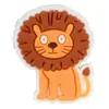 Case de Celular de Animal de Desenho Animado Acessórios para Roupas DIY Joias Decoração Plana Tigre Leão Patch Macio de PVC