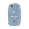 Para Volkswagen Sharan Multivan T5 dobrável 4 peças de silicone conjunto de chaves kellowe capa de chave Conjunto de chaves