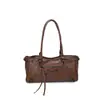 Novo Modelo 2026: Design Sofisticado, Bolsa de Ombro Versátil para o Dia a Dia, Bolsa de Axila, Bolsa de Mão Feminina, Bolsa Vintage para Motocicleta