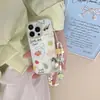 Malha Frutada Japonesa e Coreana Adequada para Capa de Celular Apple 16Promax Bolsa Iphone15 13 Anti-Queda 14 Novo Estilo 16