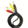 Cable AV de 3.5 mm a Tres Puntos 3RCA Cable de Video Cable para Decodificador Cable de Audio Cable RCA Cable de Audio