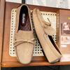 Sapatos Masculinos para Trabalho, Mocassins Slip-On da Moda, Sapatos de Condução Masculinos Estilo Britânico, Sapatos Casuais Versáteis de Camurça Masculina para a Primavera, Respiráveis