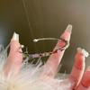 Pulsera Transfronteriza Chapada en Oro Real Pulsera Retro de Lujo Ligero Mismo Estilo que Celebridades de Internet Joyería de Nicho de Gama Alta al por Mayor para Mujeres